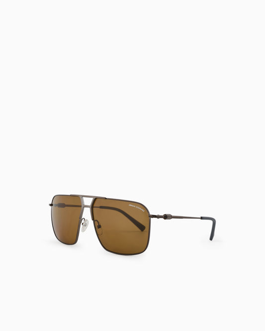 Armani Exchange AX2050S sunglasses in Grey (6003/73), view 1