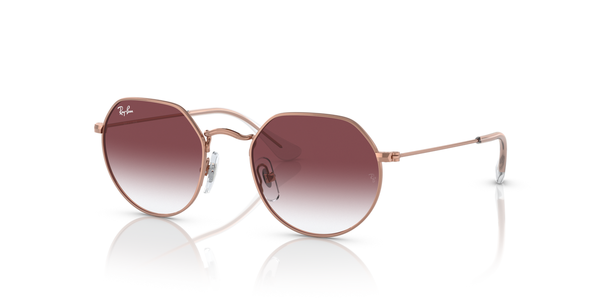 Ray-Ban Jack Kids RJ9565S sunglasses in Rose Gold / Gradient Dark Violet (291/8H), view 1