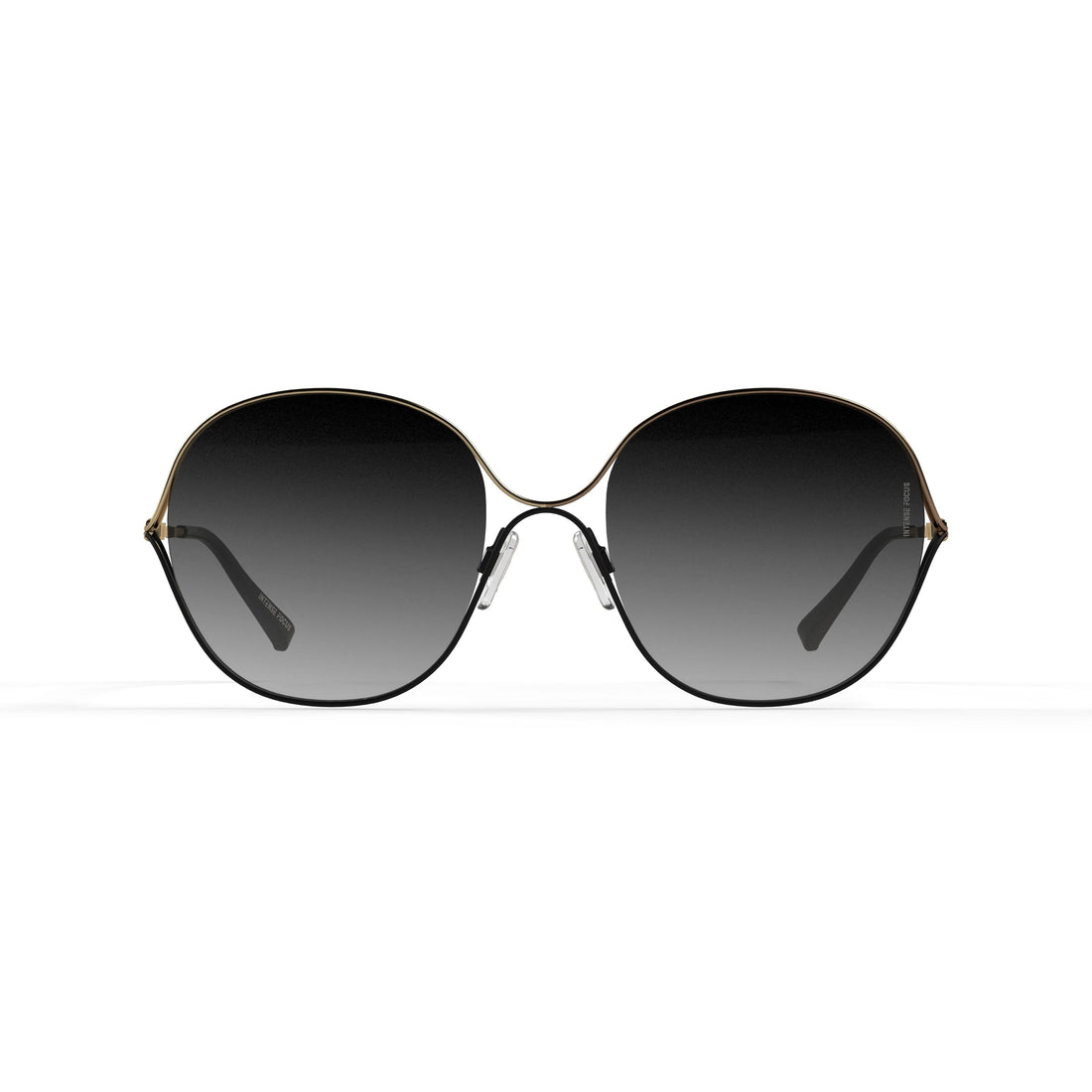 Intense Focus METAL MIGHT 18X Women's Round Sunglasses