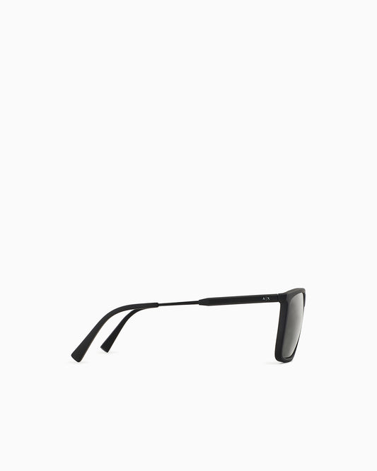 Armani Exchange AX4160S sunglasses in Black (807887), view 2
