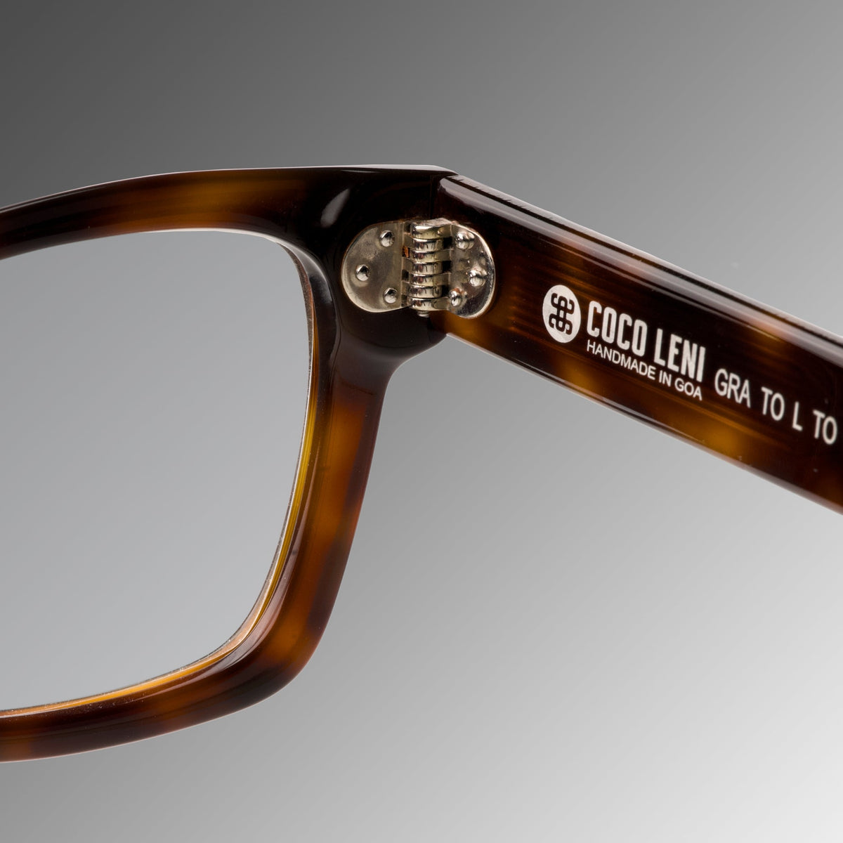 COCO LENI Grand eyeglasses in Tortoise, view 4