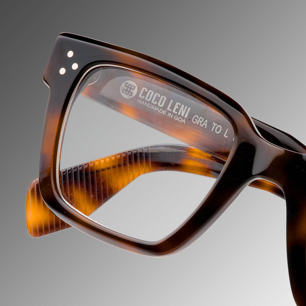COCO LENI Grand eyeglasses in Tortoise, view 5