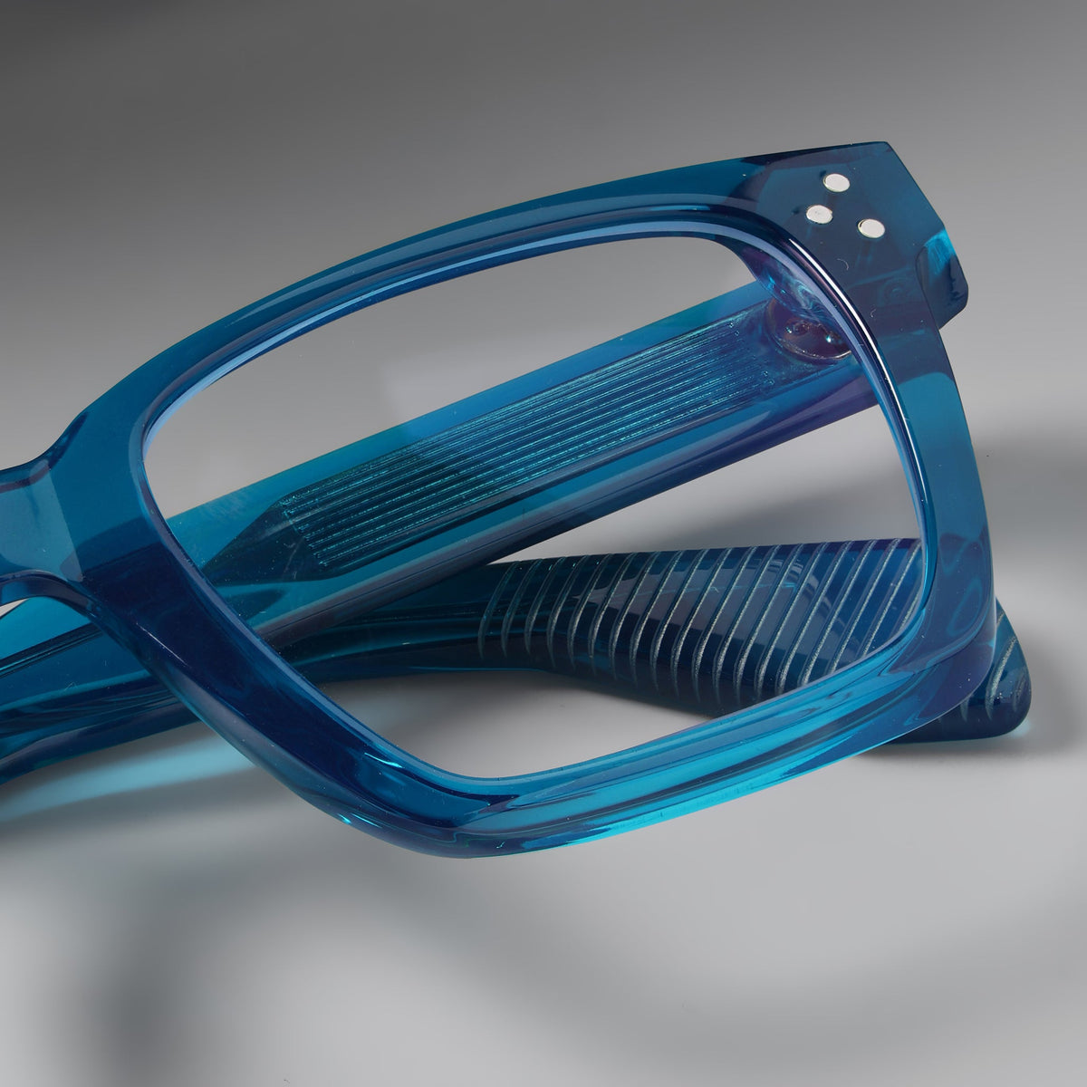 COCO LENI Grand eyeglasses in Teal, view 5