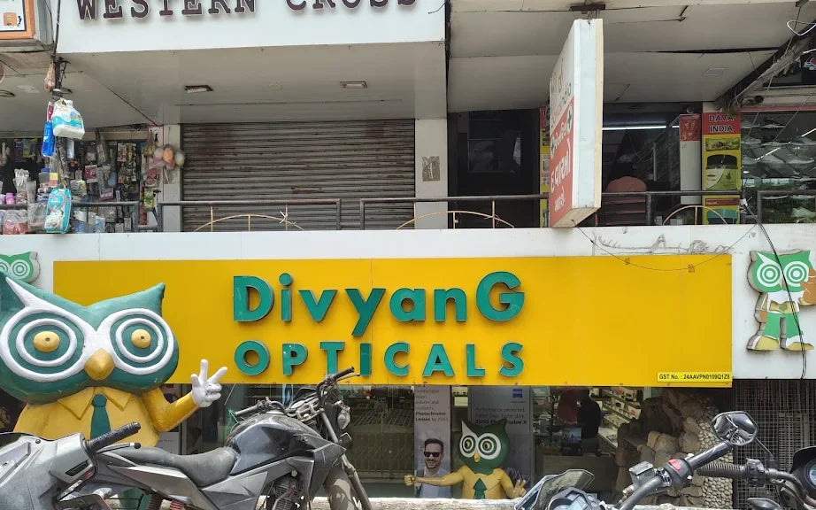 DIVYANG OPTICALS Adajan store front