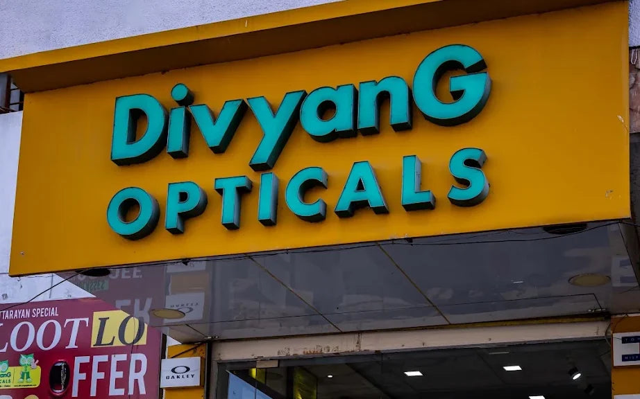 DIVYANG OPTICALS Vadodara store front